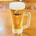 レストランの食事（グリーンランド中洲）