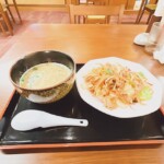 レストランの食事（グリーンランド中洲）