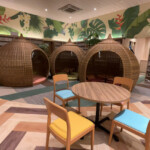 休憩エリアの雰囲気：照葉スパリゾート本店