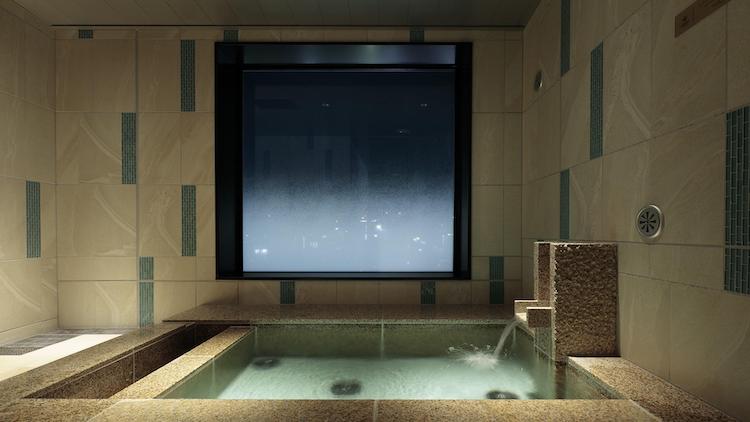 水風呂の雰囲気｜カンデオホテルズ南海和歌山