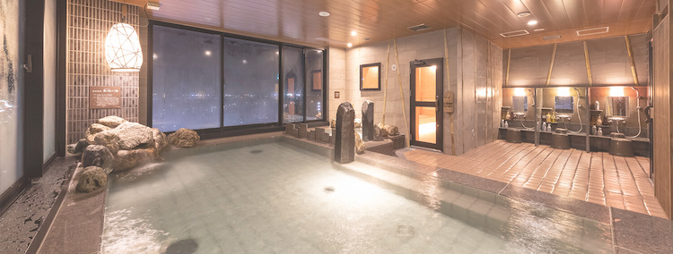 水風呂の雰囲気：香梅の湯 ドーミーイン水戸の外観