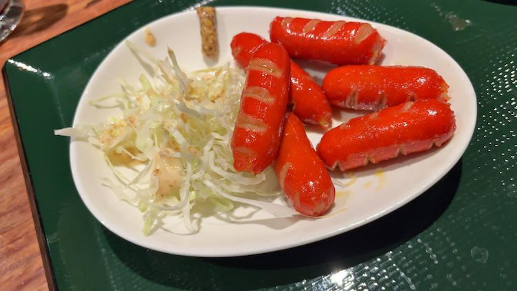 昔なつかし赤ウインナー｜神戸サウナ&スパのレストラン