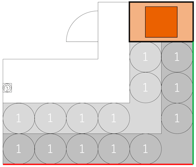 温度マップ・座席配置：ホテルマウント富士