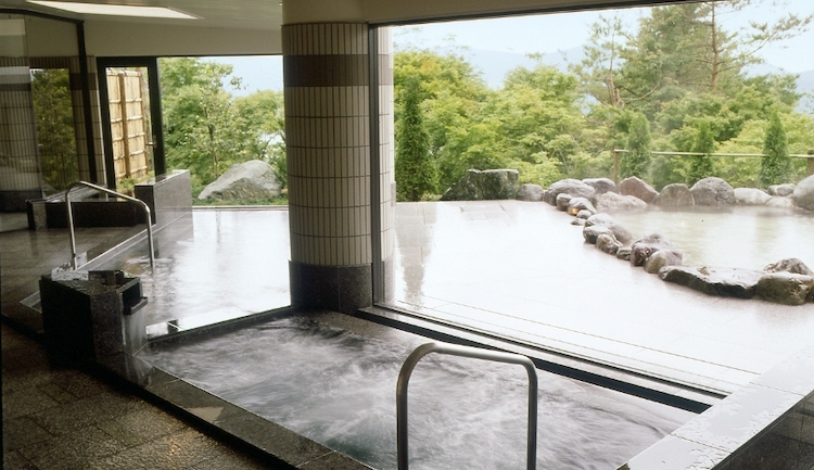 水風呂の雰囲気：ホテルマウント富士