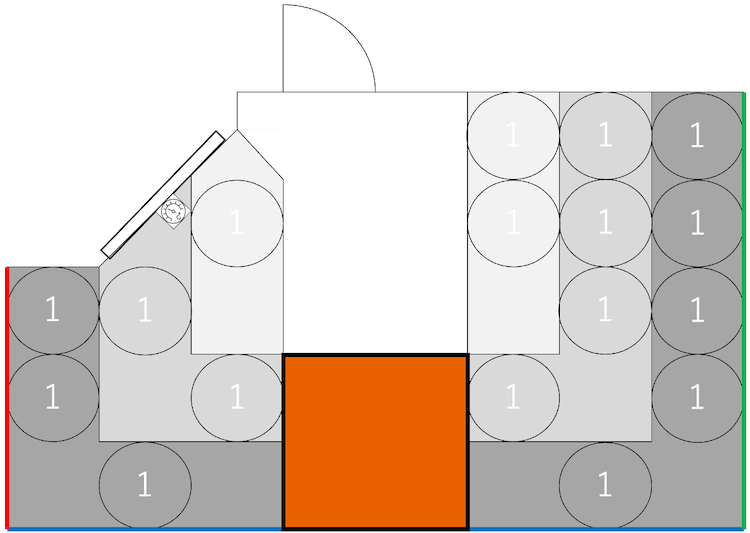 ロッキーサウナの座席配置｜ニコーリフレの温度マップ・座席配置