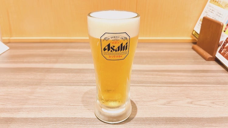 スーパードライ生（中）｜竜泉寺の湯 名古屋守山本店のレストラン