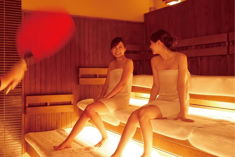 サウナ・水風呂・外気浴の雰囲気：琉球温泉 瀬長島ホテル（龍神の湯）