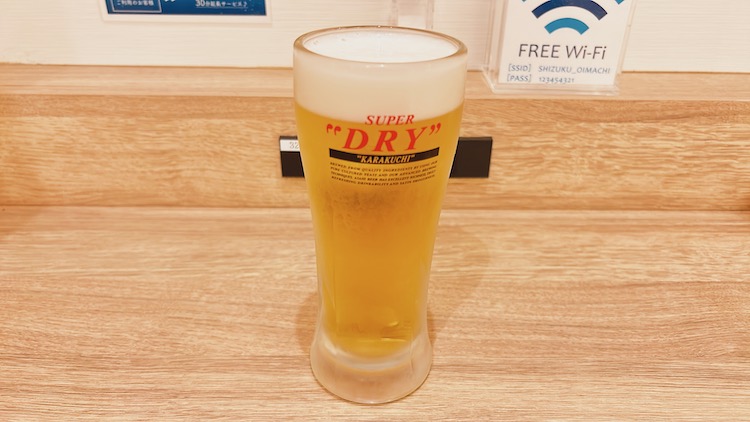 生ビール｜Smart Stay SHIZUKU 品川大井町のレストラン